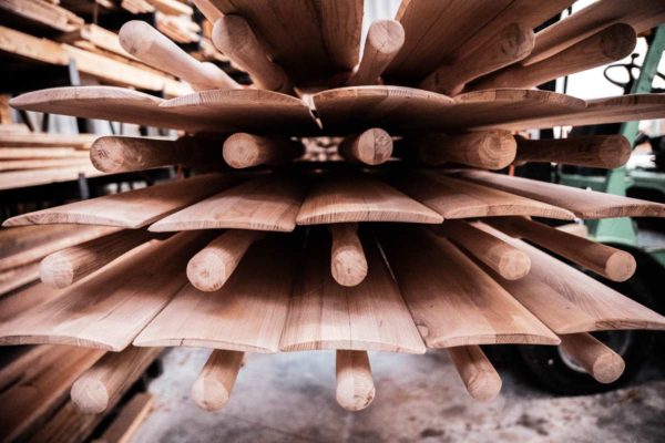 fabrication aviron bois en stock