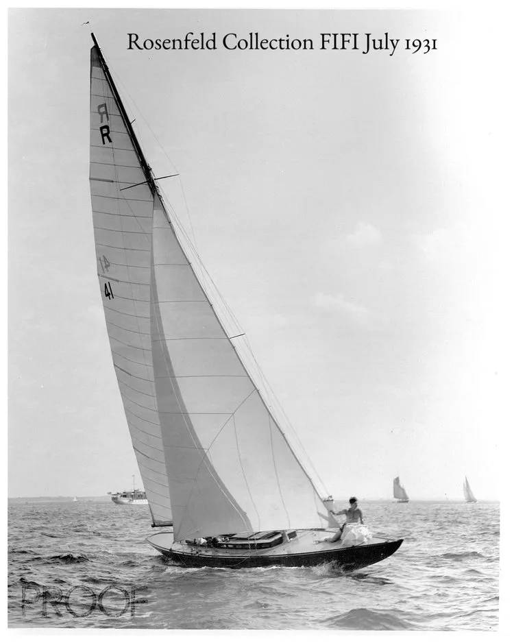 Photo Le Fifi 6mJI Régates 1931