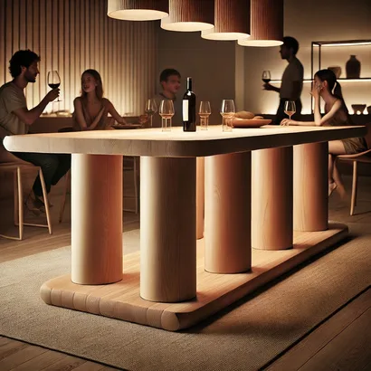 Application LIGHTUBE dans un aménagement intérieur premium avec éclairage intégré