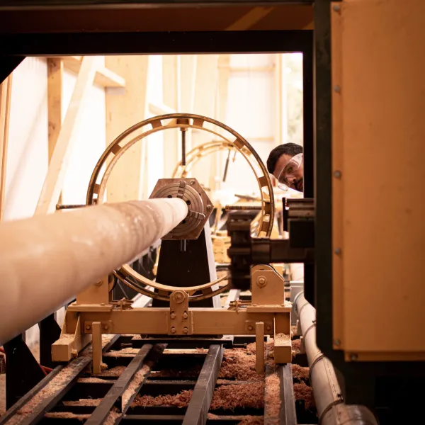 Tour à bois 30 mètres Woodspars, unique en Europe